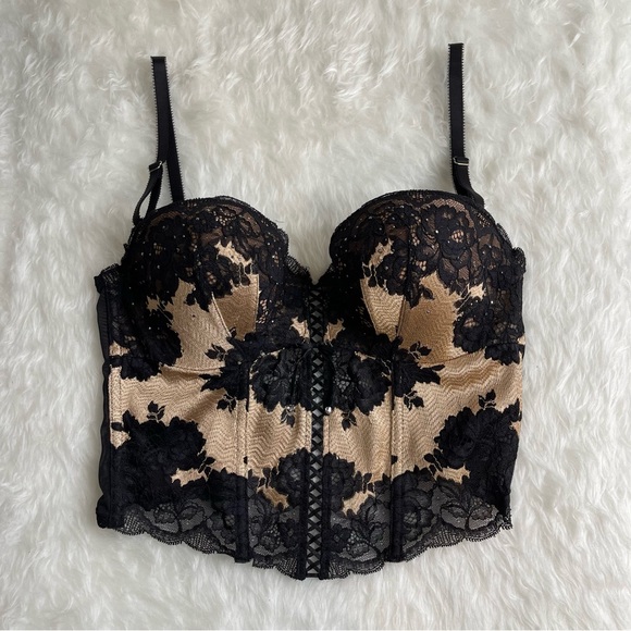 Victorias Secret lace embellished corset bustier 34C - Picture 1 of 15